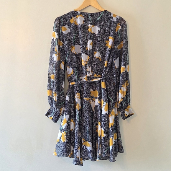 Anthropologie ASTR the label Women's Long Sleeve Aja Mini Wrap Dress Size Small - Picture 16 of 16